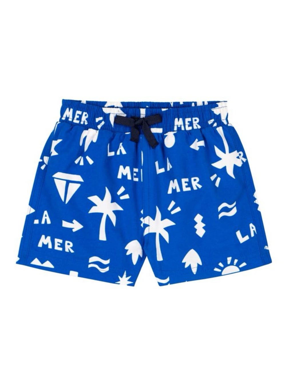 Petit bateau baby boy Blue white Nautical laMer beach Swim Trunks shorts 24 mo 2